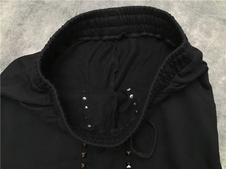 Высокая Новинка Хлопок Люкс 19ss металлические заклепки карманы удобные Классические Пейсли 4 белые брюки, тренировочные брюки в повседневном стиле утолщаются# m2