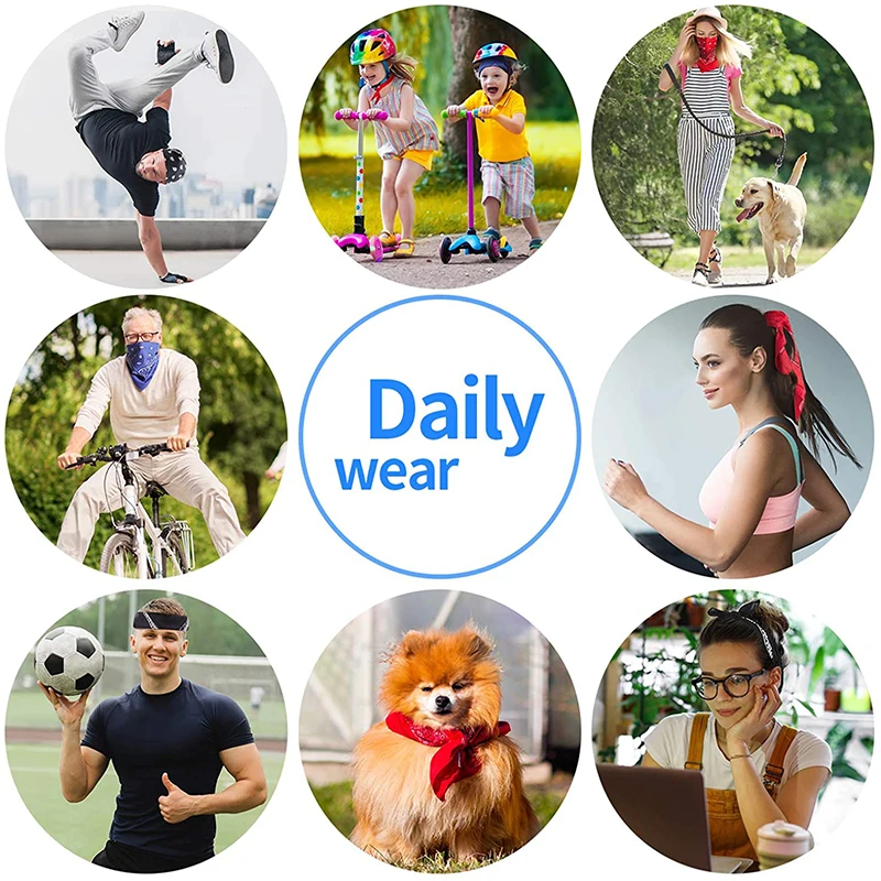 Повязка-Балаклава Женская квадратная с принтом 1/3 шт. | Спорт и развлечения