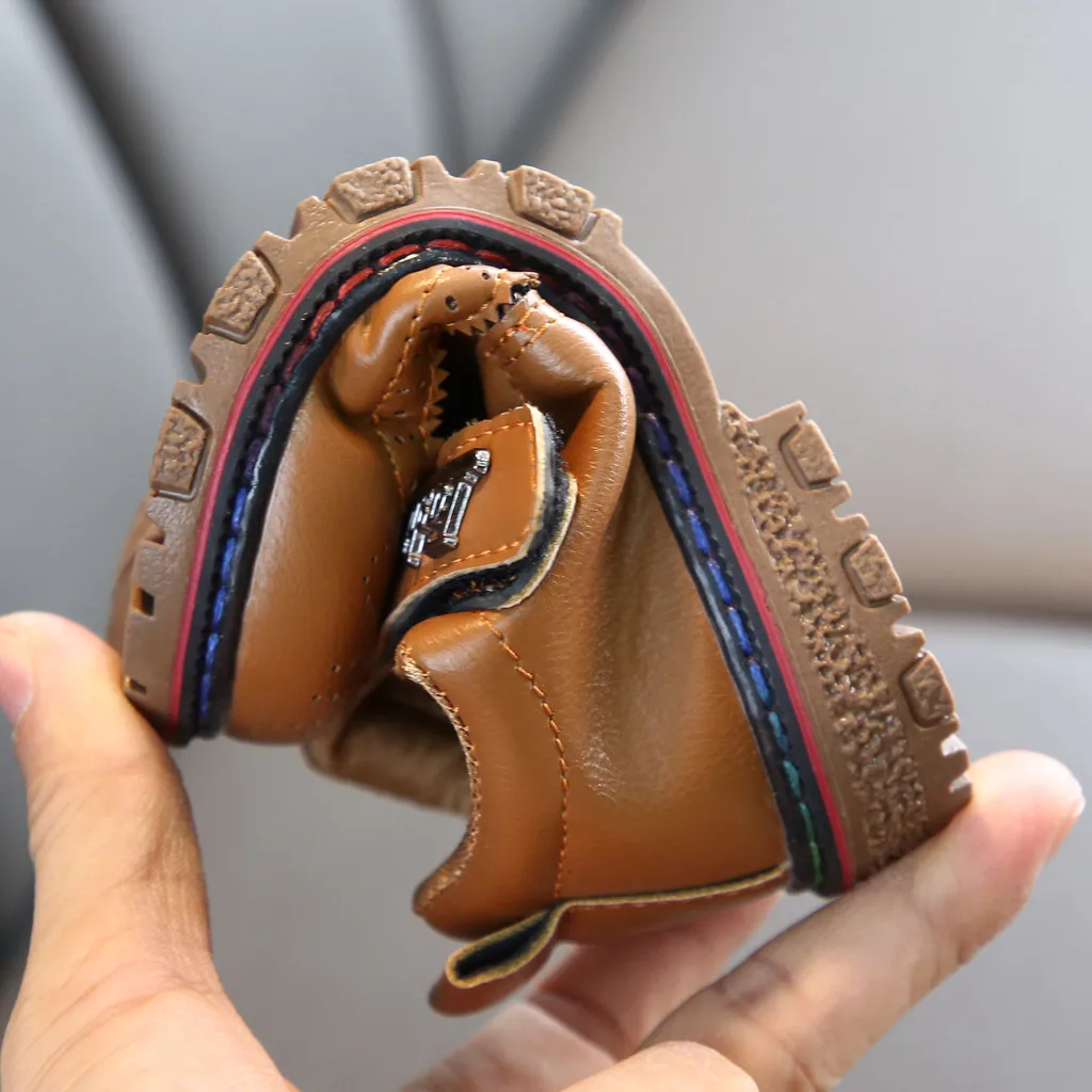 Детские ботинки в британском стиле для мальчиков и девочек вечерние