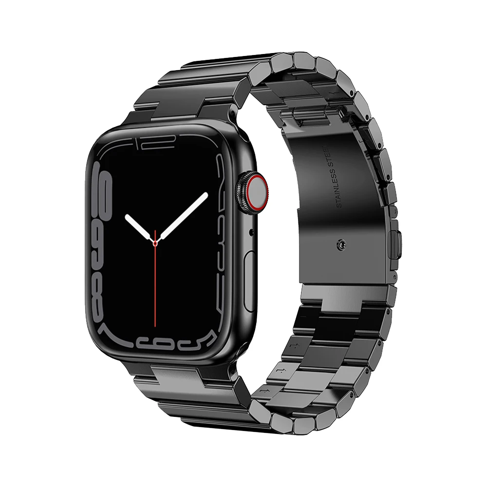 

Stainless Steel Bracelet For iWatch Apple watch 7 45mm 41mm Band Series 6 SE 5 4 3 2 1 44mm 40mm 42mm Replacement Metal Strap