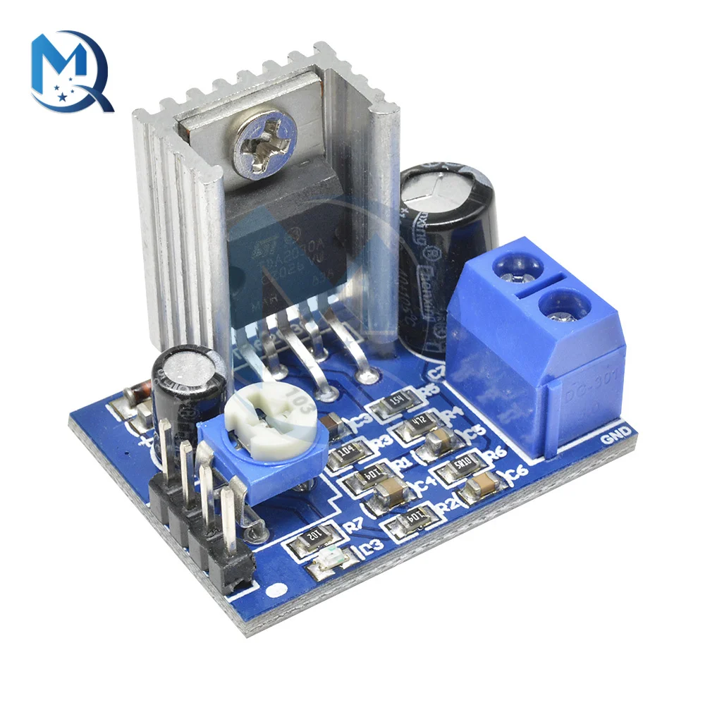 

18W DC 6-12V Mini TDA2030 Mono Amplifier Board Audio Power AMP Volume Control Circuit Module for Home Speakers DIY Kit
