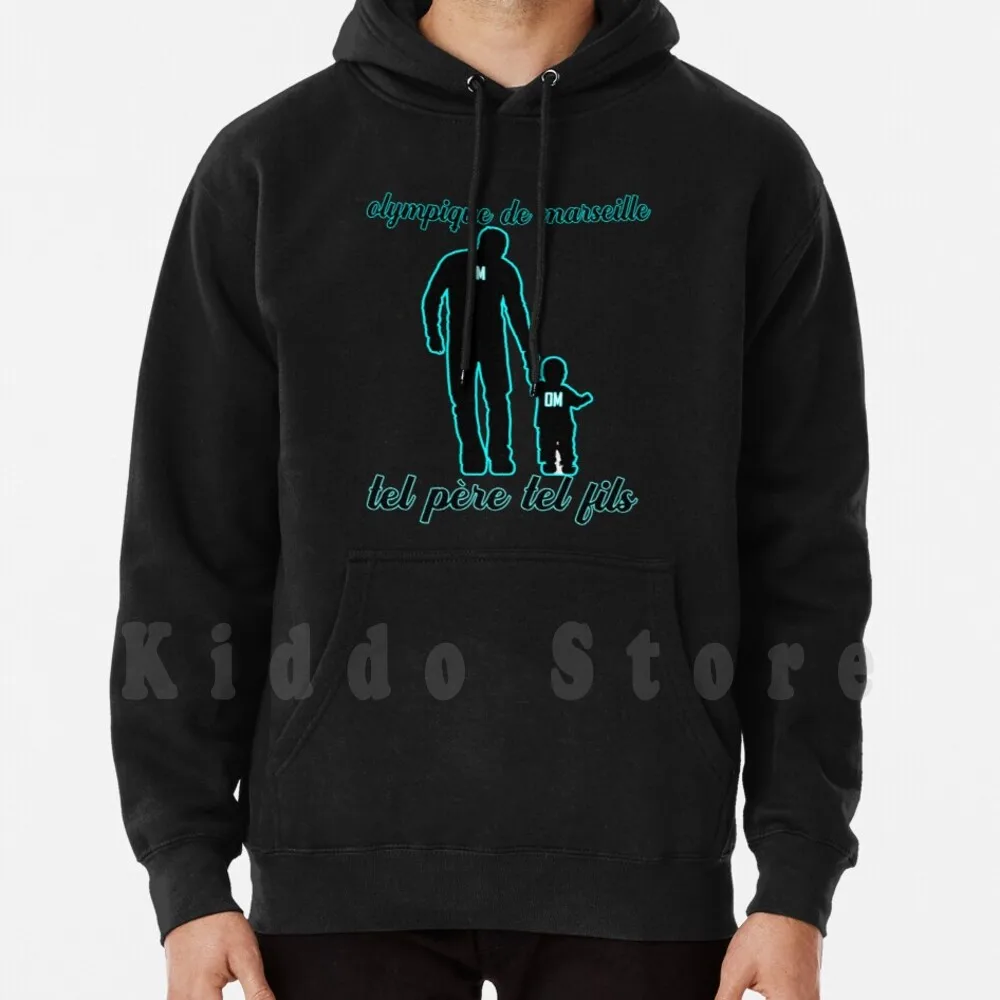 

Like Father , Like Son Hoodies Long Sleeve Dad Son Om 13 Marseille Marseille Marseillais 1993