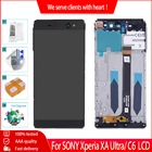 ЖК-дисплей 6,0 дюйма для SONY Xperia XA Ultra C6, сенсорный экран F3211, F3212, F3215, дигитайзер с рамкой для замены, оригинал