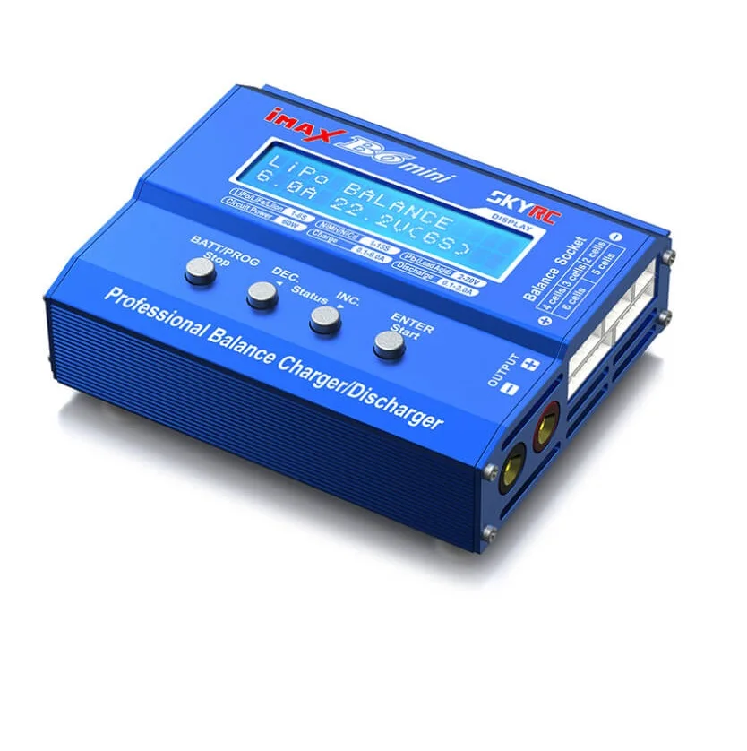 SKYRC iMAX B6 Mini 60w Lipo баланс зарядное устройство Dis + 15V 6A адаптер питания для RC батареи