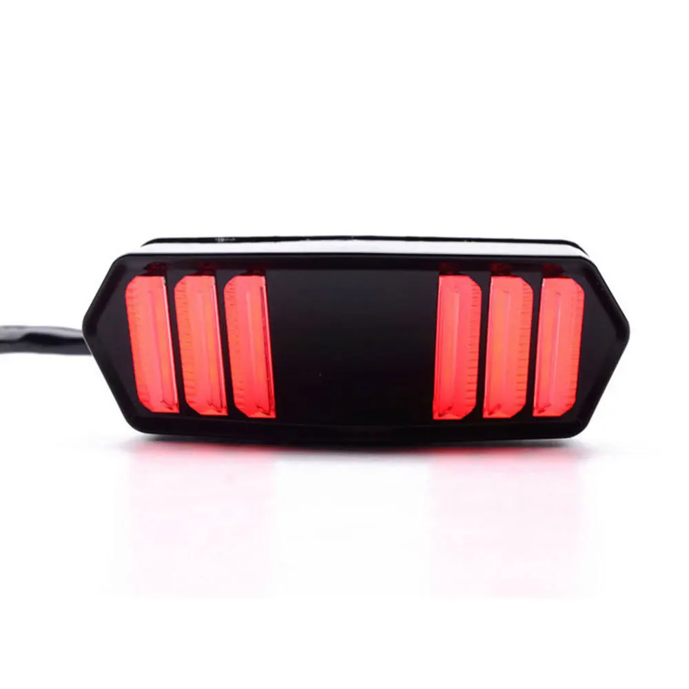 12V LED Motorcycle Rear Taillight Light Flash Tail Brake Turn Signals Indicator Lamp for Honda |