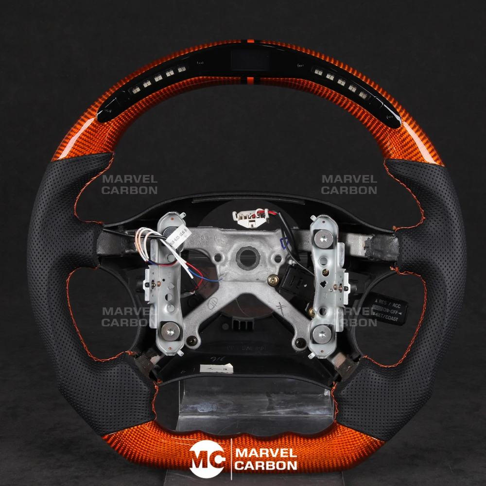 

LED Performance Steering Wheel Display Compatible Volvo + 100% Real Carbon Fiber