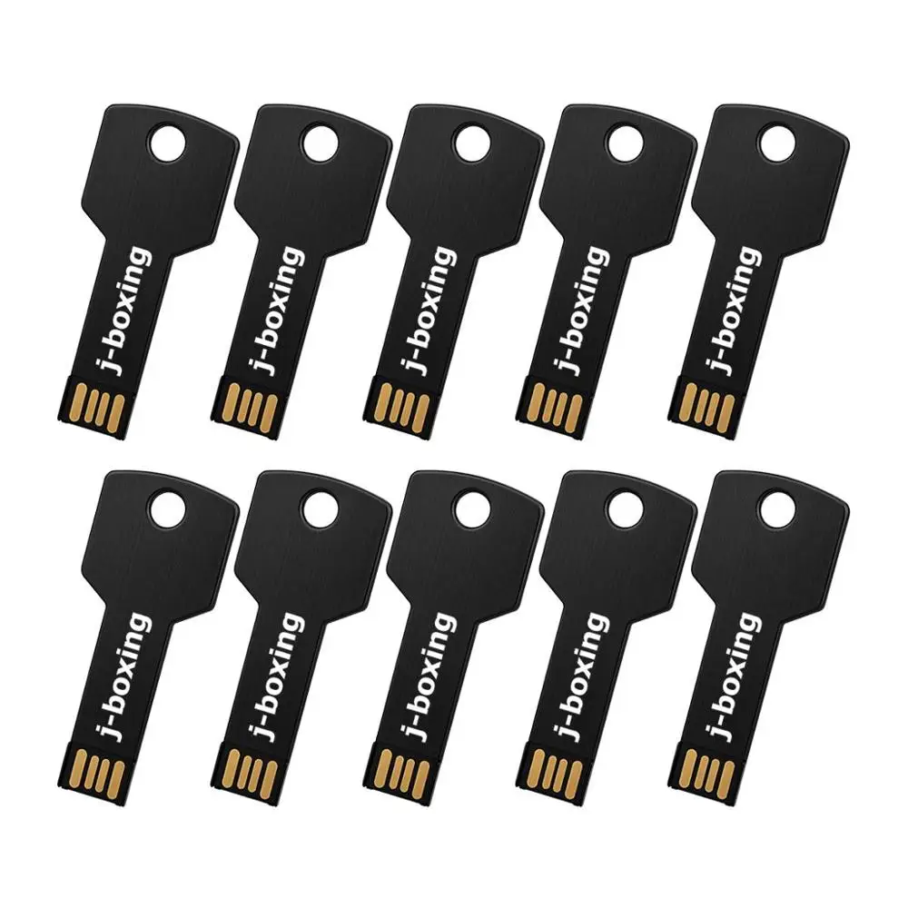 USB-флеш-накопитель J-boxing 10 шт./лот в форме ключа флеш-накопитель для ПК Mac 1 ГБ 2 4 8 16 32