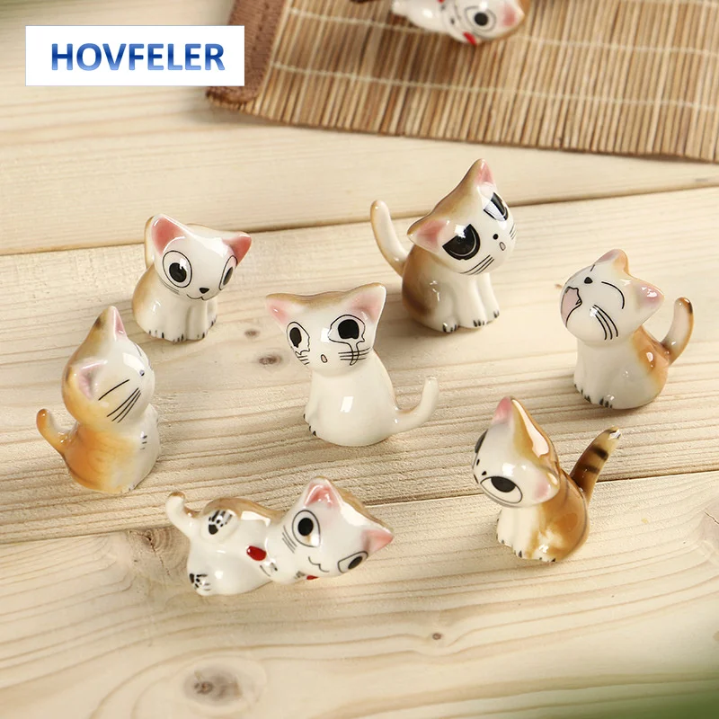 

Cute Cartoon Chi's Sweet Home Cat Figurine Japan Ceramic Model Animal Crafts Micro Landscape Ornament Home Decor Miniature Gifts