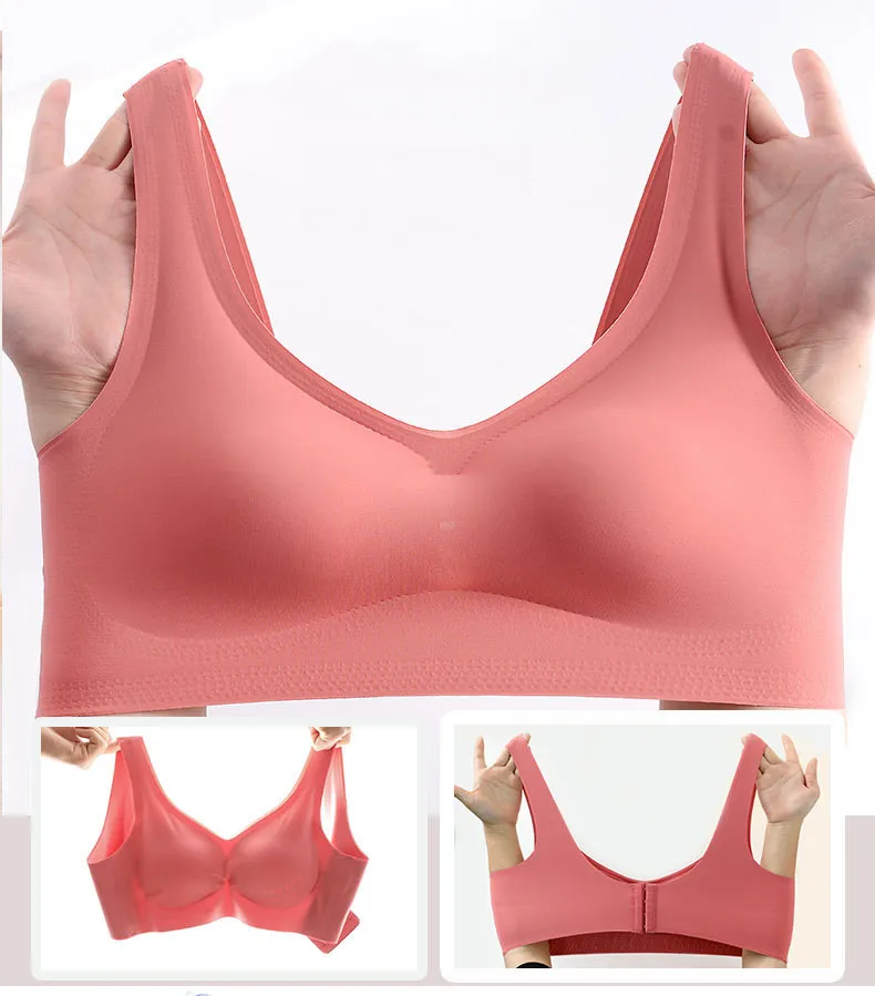 

Women Sexy Bralette Active Bra Solid Crop Top Solid Colour Padded Bralette Comfortable Underwear Multicolor Wireless Lingerie