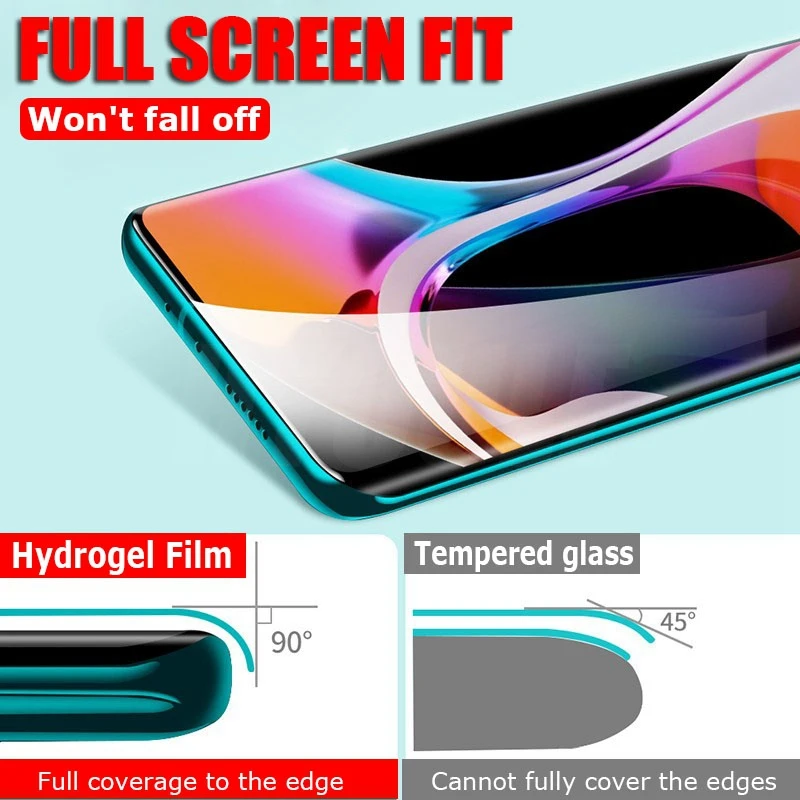 for oppo a93 a92s a91 a72 a73 hydrogel film a1k a12s a15 a11 screen protector a5s a53s a52 a31 ace2 f5 f17 protective film free global shipping