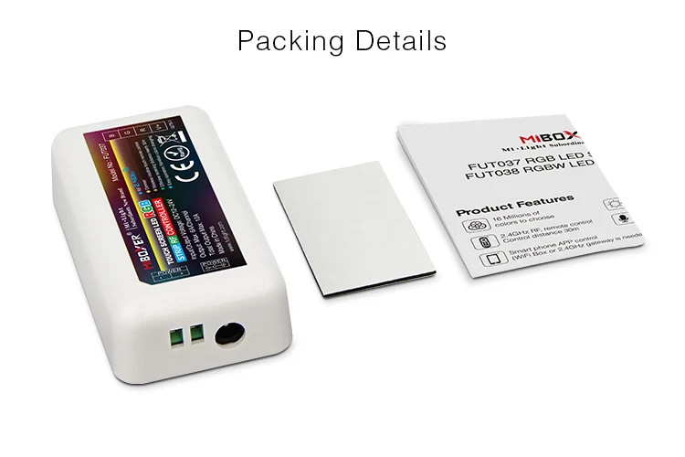 Mi boxer 2,4G RF беспроводной Одноцветный диммер CCT RGB RGBW RGB+ CCT FUT035 FUT036 FUT037 FUT038 FUT039 контроллер светодиодной ленты