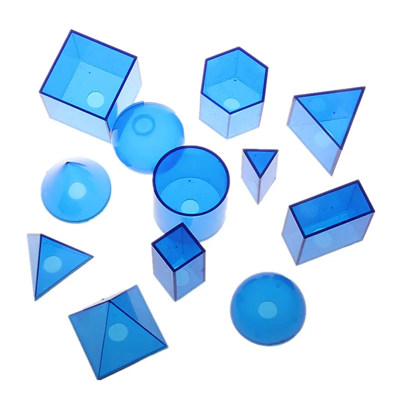 

Transparent three-dimensional geometric shape model Children's geometric cognition model