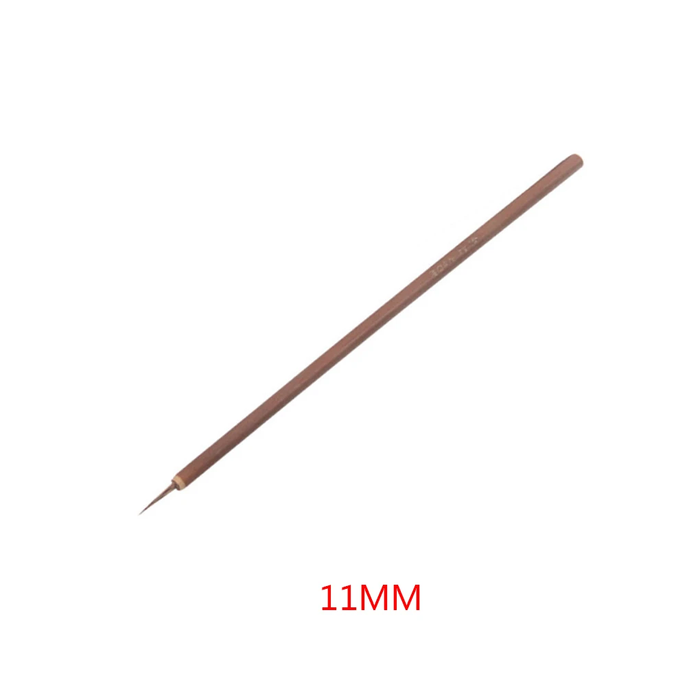11mm BGVfive4/6/8/11 мм DIY Инструменты для маникюра, малых ногтей ручка для щетки Бамбук лак для ногтей кисти - Цвет: 11mm