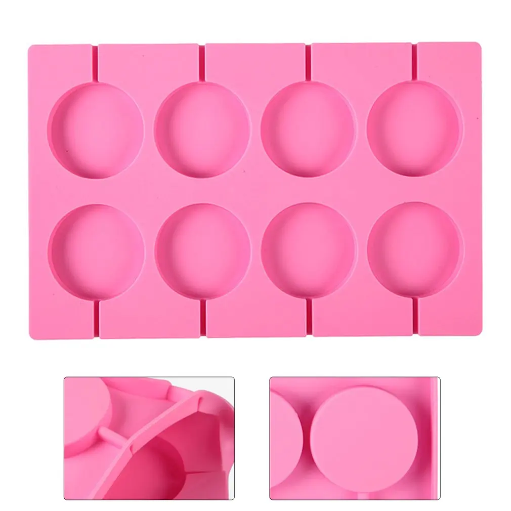 Силиконовая форма с 8 отверстиями круглая для мастики инструменты выпечки торта