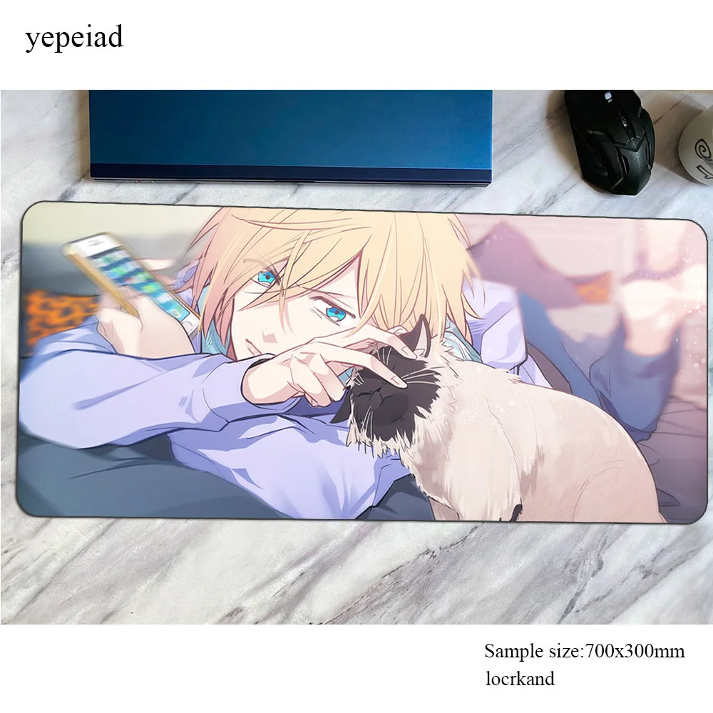 

yuri on ice mouse pad Mass pattern mats 700x300mm Computer mouse mat gaming accessories mousepad home keyboard games pc gamer