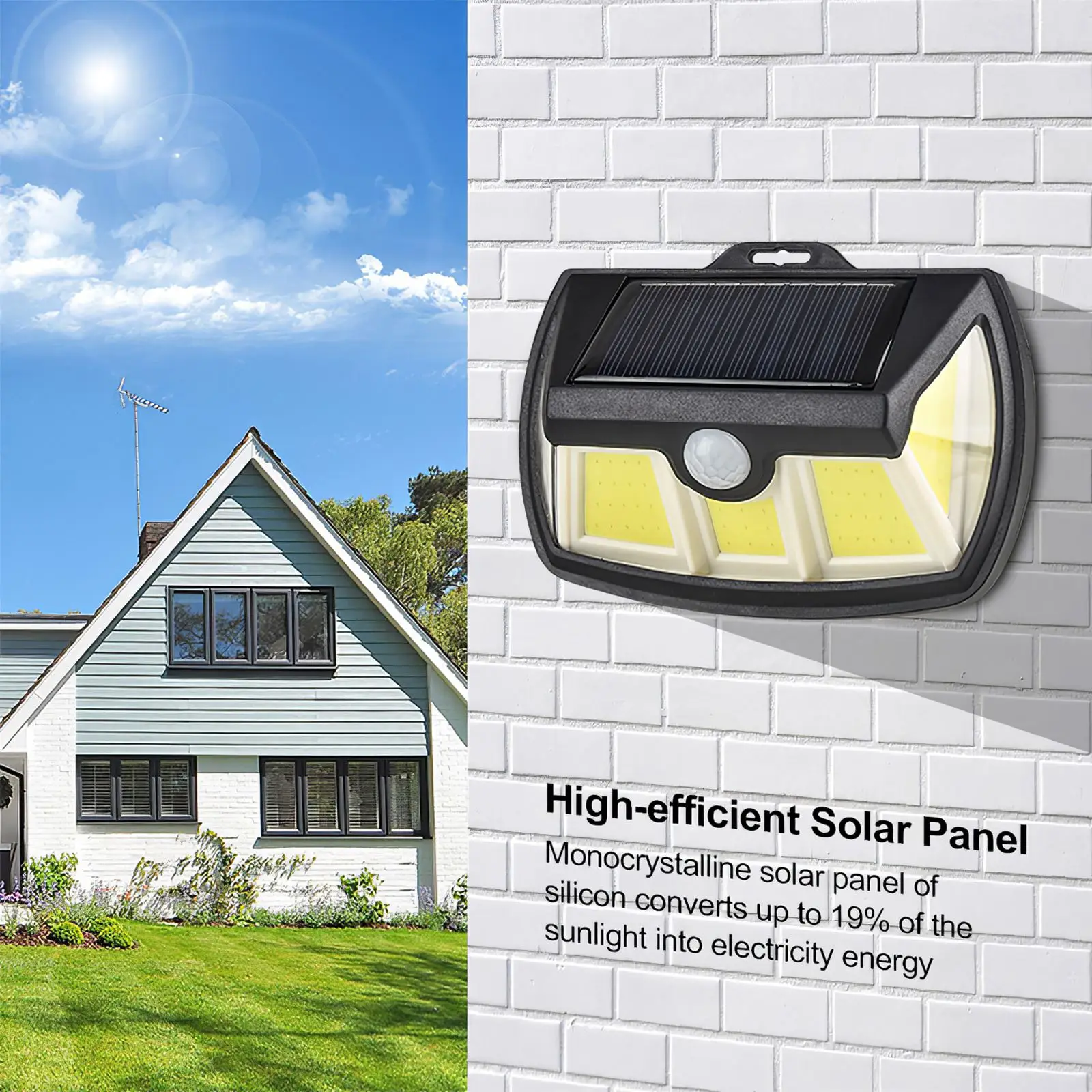 

Настенный светильник на солнечной батарее, Водонепроницаемый ночник для двора, энергосберегающий настенный светильник для двора с инфракр...