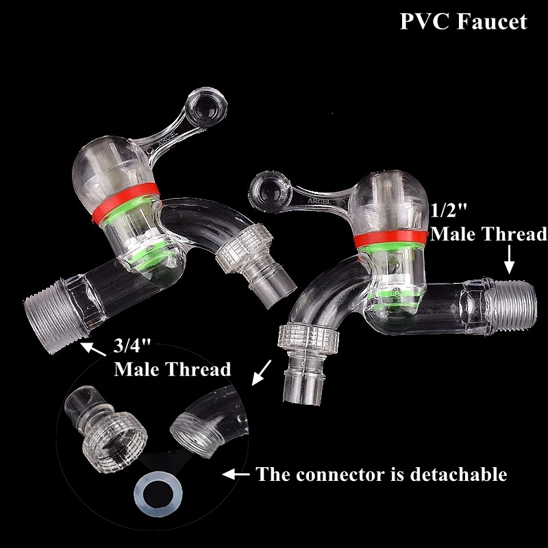 

Наружная резьба для водопроводного крана, 1/2 дюйма/3/4 дюйма