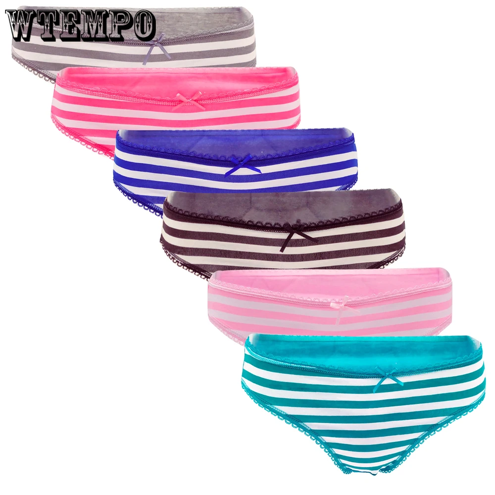 

Lace Sexy Briefs Women Panties Seamless G-String Bikini Lingerie Woman Cotton Underpants Pantys Underwear Ladies 6 PCS/Set