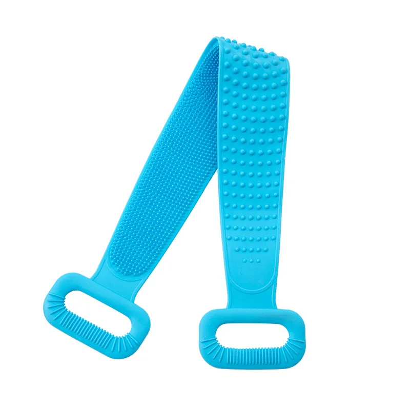 

Magic Silicone Brushes Bath Towels Rubbing Back Mud Peeling Body Massage Shower Extended Scrubber Bathroom Clean Skin Brushes #3