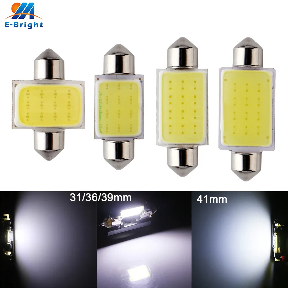 4X 31 мм 36 39 41 C5W COB 12SMD светодиодный светодиодная гирлянда Купольные светильники на