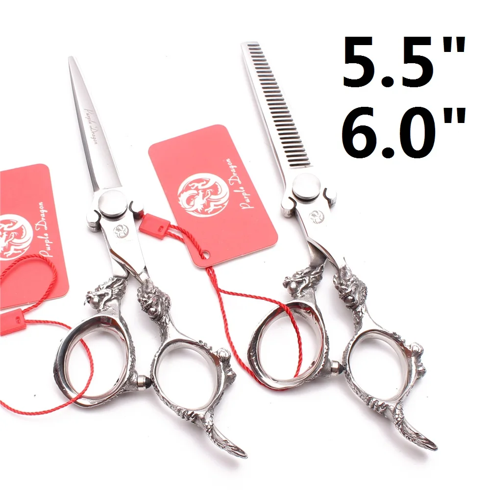 

Y9217 5.5" 6” Hair Scissors Professional High Quality Hairdressing Cutting Thinning Scissors Hair nożyczki מספריים