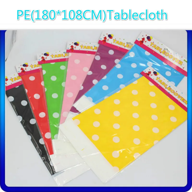 1 шт. товары для дома мультяшный стол вечевечерние цветные точки биоразлагаемые