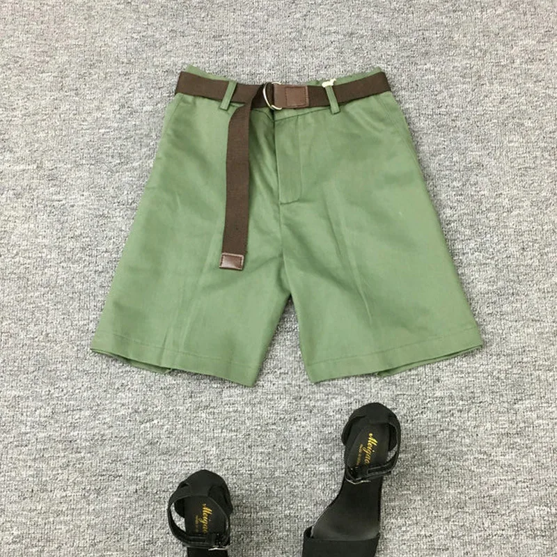 

2021 Summer 2 pieces suits girl print chiffon blouse shirt women tops + shorts set Women two piece set tracksuit With Belt TZ22