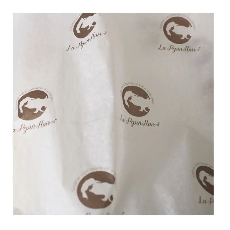 Роскошный пользовательский принт логотипа на подарочной упаковочной бумаге |