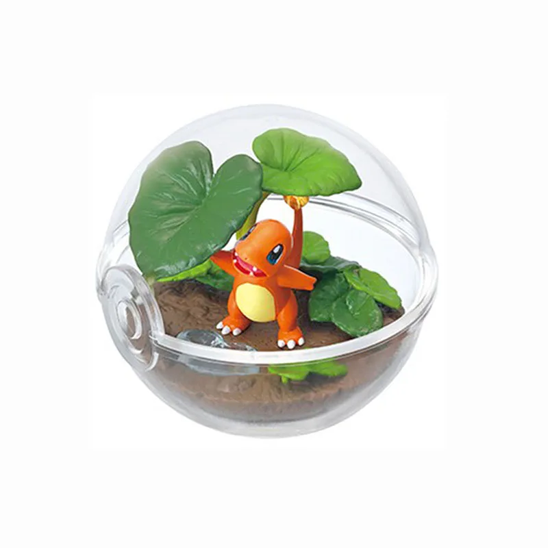 6 шт./компл. прозрачный шар с Charmander Cyndaquil Celebi запдоса, Muma аниме pokemones фигурка игрушки подарки для детей