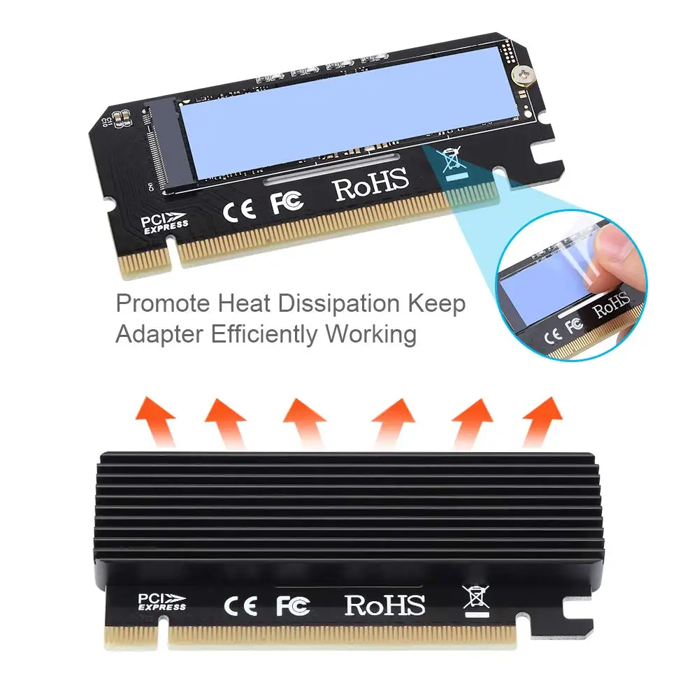 Onvian m.2 to pcie x16 adapter Card pci-e convert NVMe SSD Adaptor m2 M Key Interface PCI Express 3.0 | Компьютеры и офис