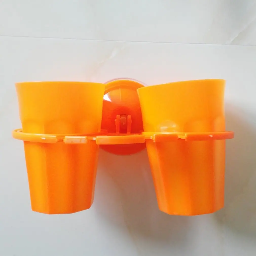 Creative suction cup toothbrush holder mouth couple brushing teeth bathroom wash set rack | Дом и сад