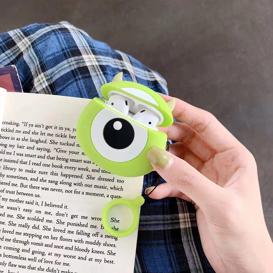 3D чехол для наушников для AirPods, силиконовый чехол, милый ins, медведь, собака, чехол для Apple Air pods 2, наушники/Earburd/Earpods, чехол, ремешок