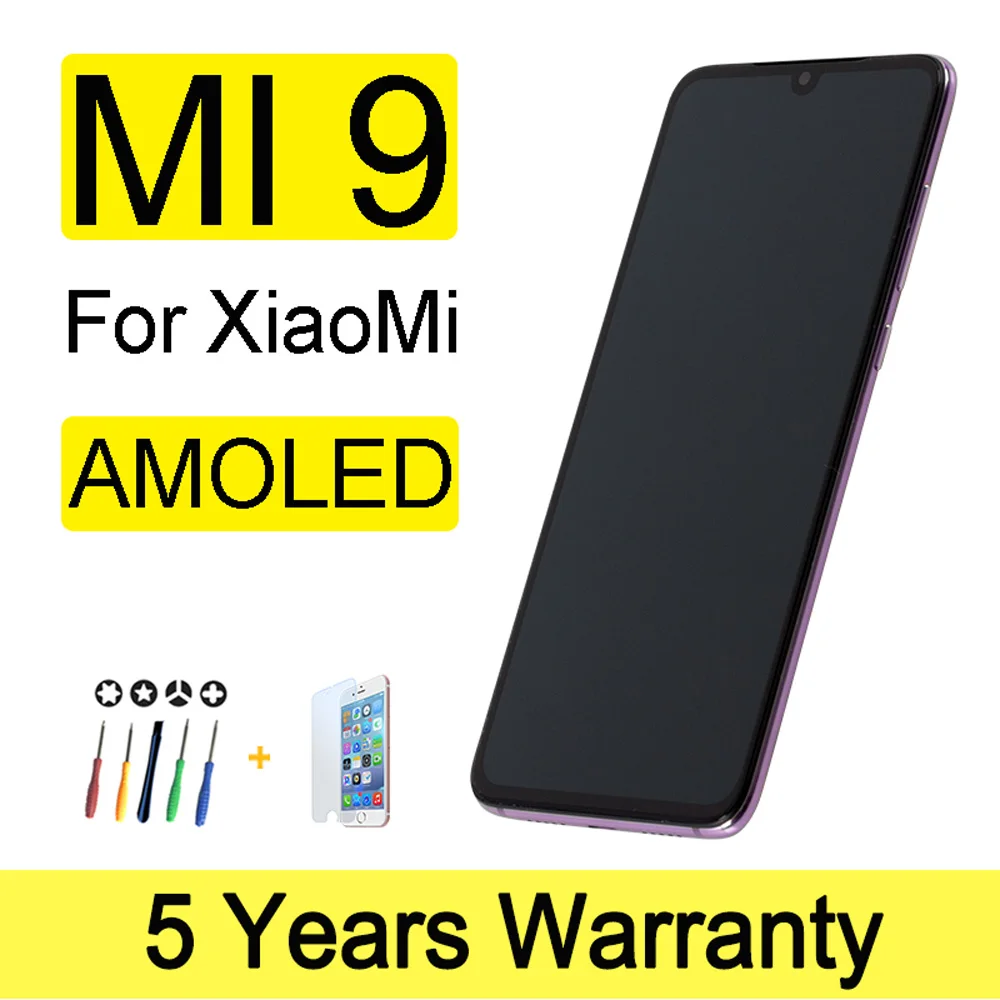 Дисплейный модуль для смартфона Xiaomi Mi 9 3 цвета|Экраны мобильных телефонов| |