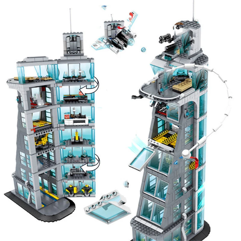 1300 шт. Детский конструктор Башня | Игрушки и хобби