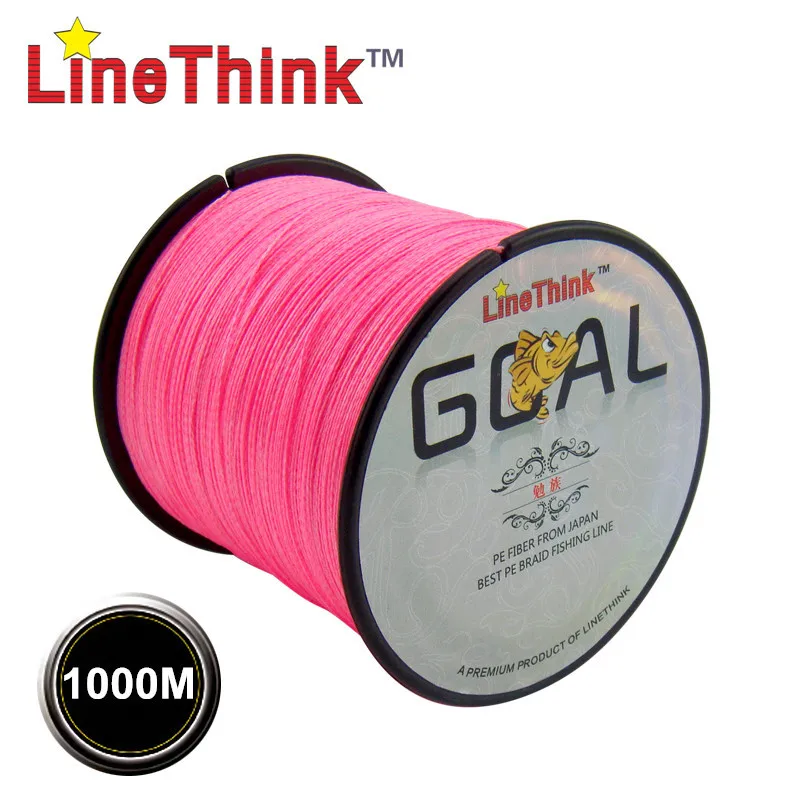 Фото 1000 м GOAL LineThink Фирменная плетеная рыболовная леска лучшего качества из 100% ПЭ 4X, плетеная рыболовная леска, бесплатная доставка №2
