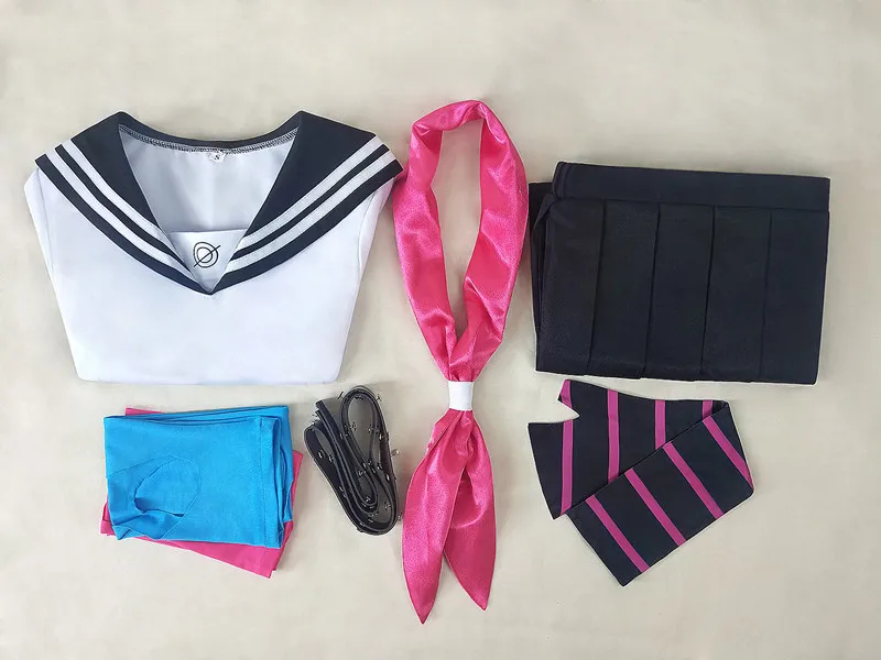 

Danganronpa Mioda Ibuki Women Giril Cosplay Costume JK Uniform Sailor Suit