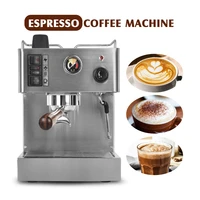 itop 1050w semi automatic espresso coffee maker machine 3 5l stainless steel coffee machine latte italian coffee maker