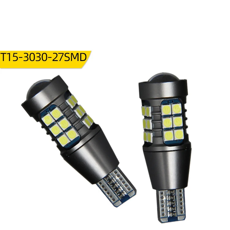 

200Pcs/Lot Car Led Bulb Turn Signal 3030 27Smd T15 Reversing Light Decoding Brake Light Car Spare Bulb Light Tail Light