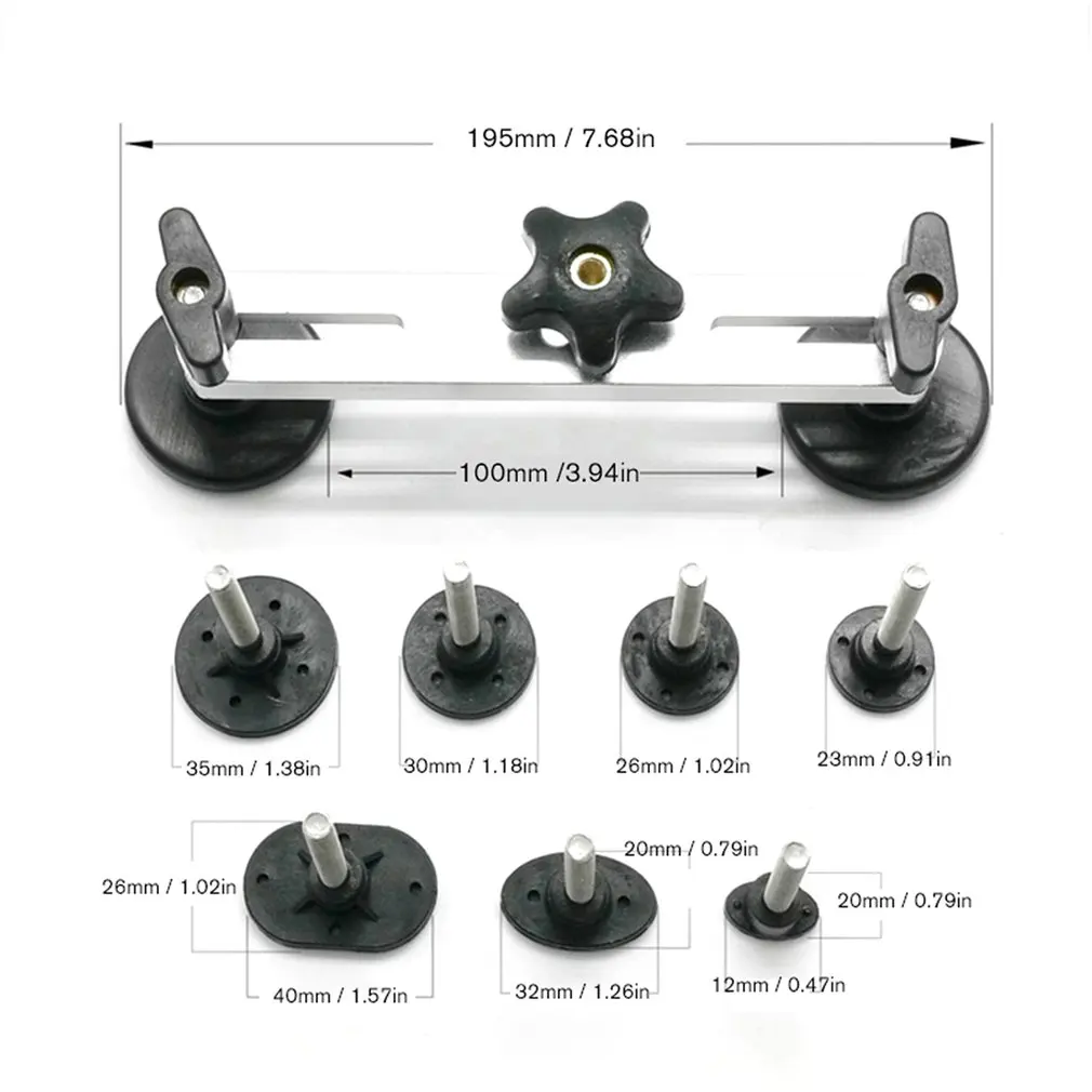 

Super PDR Tools Dent Removal Paintless Dent Repair Pops Dent Pulling Bridge Auto Body Repair Tool Dent Puller Hand Tool