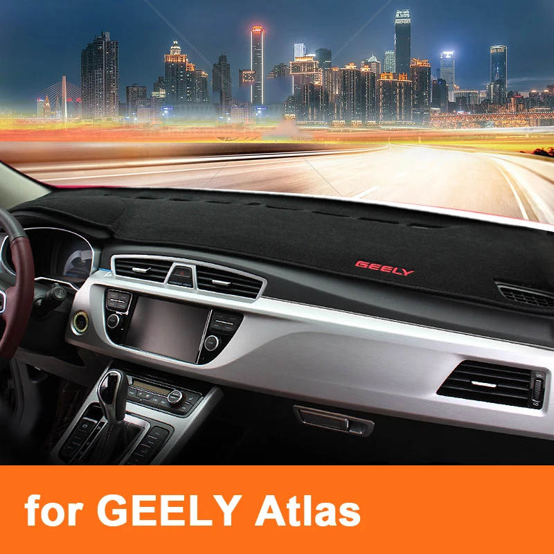 Для GEELY Atlas Boyue Emgrand NL-3 Proton X70 крышка приборной панели автомобиля тире коврик солнцезащитный тент доска-планшет ковер LHD