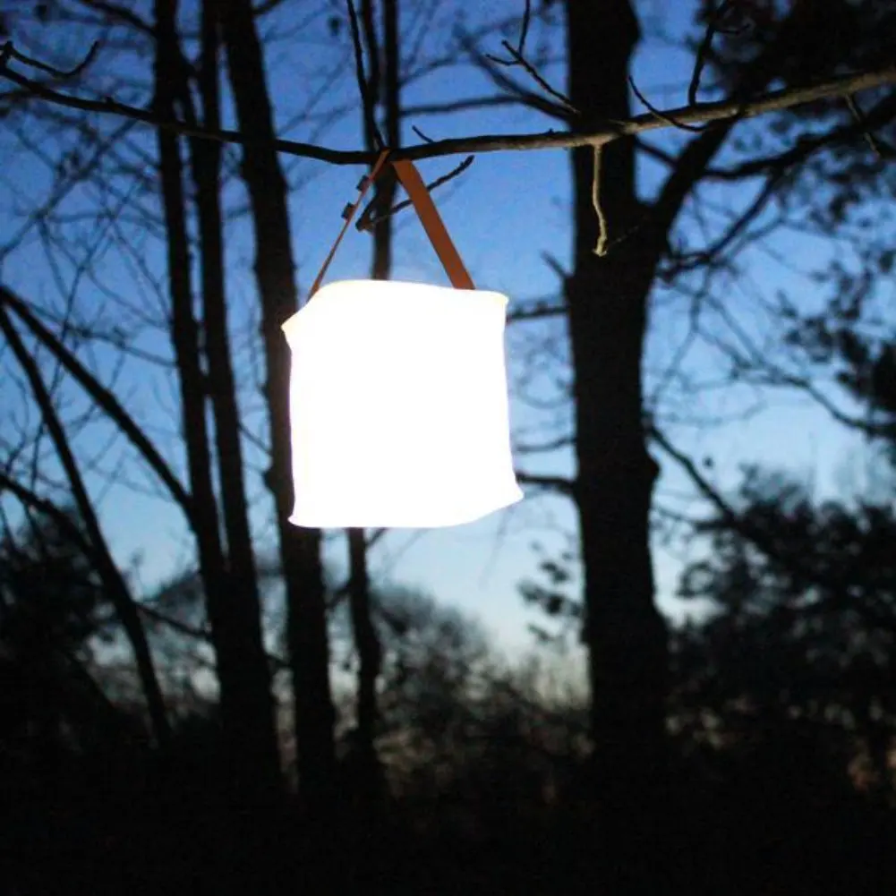 

Led Camping Lanterns Outdoor Solar Light Foldable Inflated Tent Fishing Light Waterproof Portable Light Household Night Market