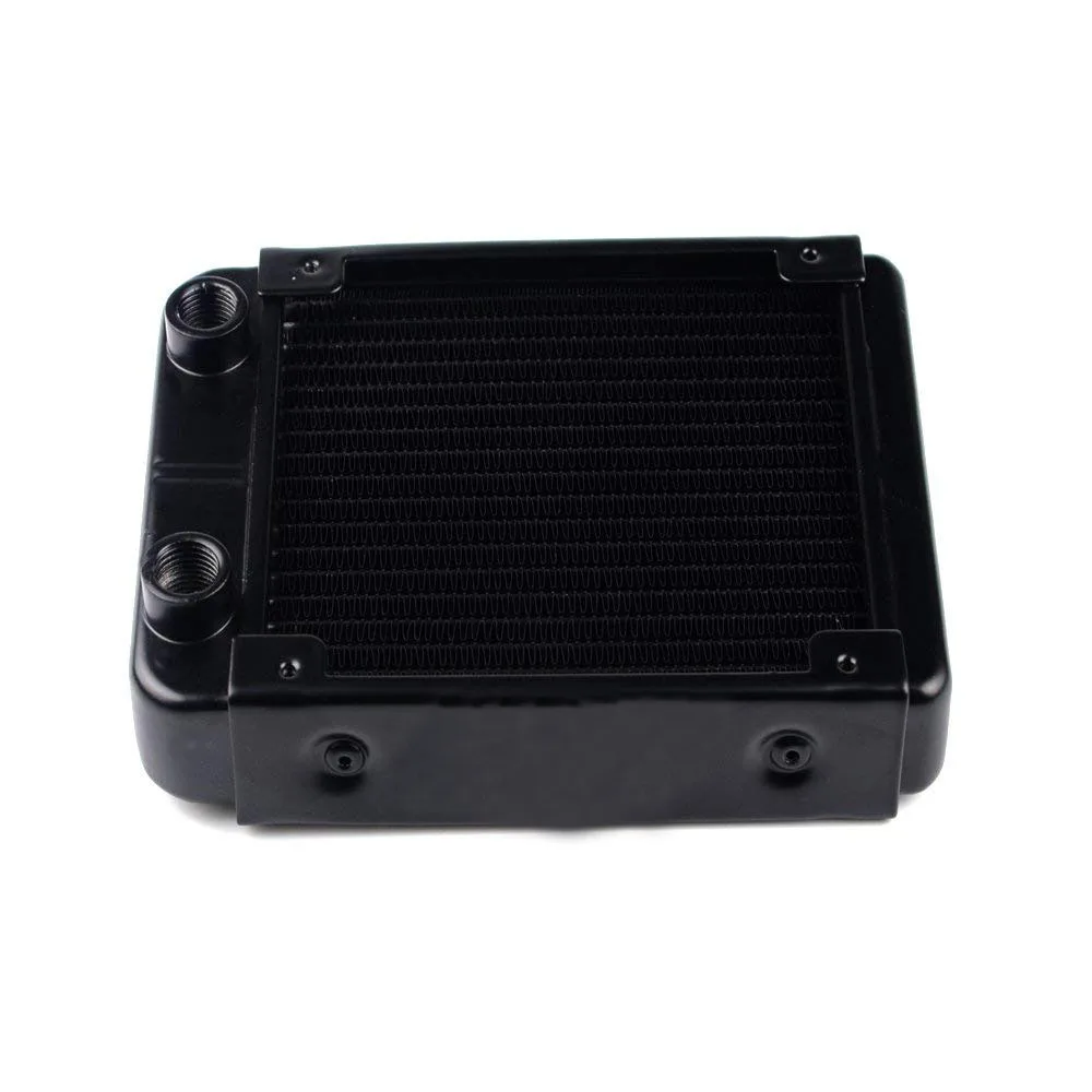 

18 tube aluminum heat exchanger cooling radiator suitable for PC CPU CO2 laser water cooling system computer 120 mm