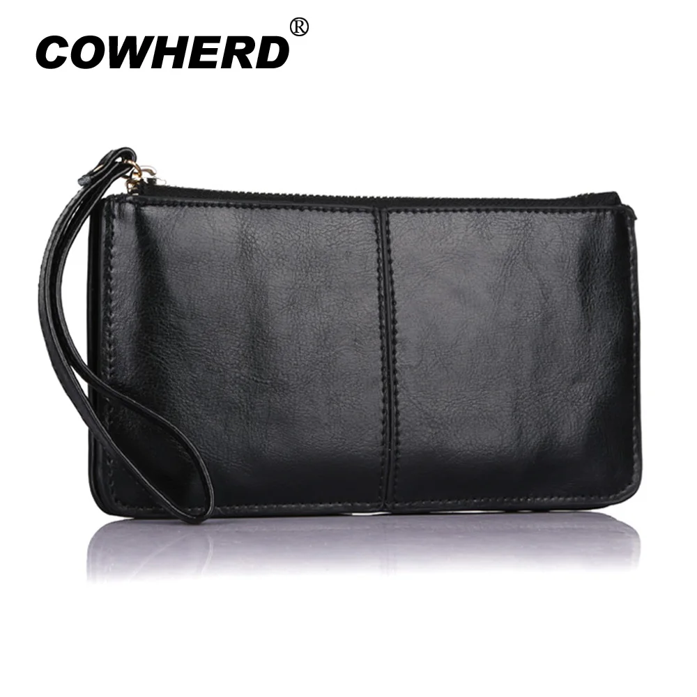 Женский кошелек из натуральной воловьей кожи вместительный дизайнерский на