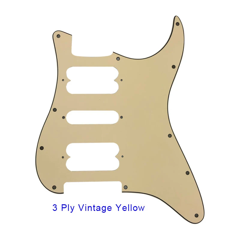 Xinyue Guitar Accessories Pickguard With 11 Screws For FD Stratr Player Humbucker ST HSH Guitar Scratch Plate No Switch Hole enlarge