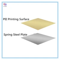 270200mm 300250mm spring steel plate with pei sticker sheet for qidi x plus 3d sv01 sv02 qidi x max 3d printer platform part