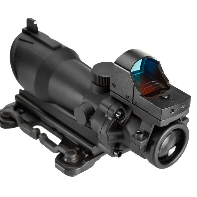 Прицел для охоты AIM ACOG 4X32 прицел винтовки с красной точкой тактический оптический