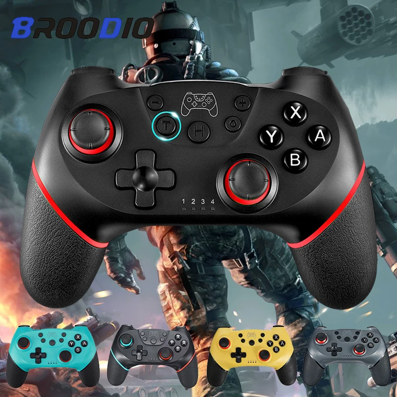 2021 Bluetooth геймпад для Nintendo Switch Pro Control ler NS консоль беспроводной игровой джойстик