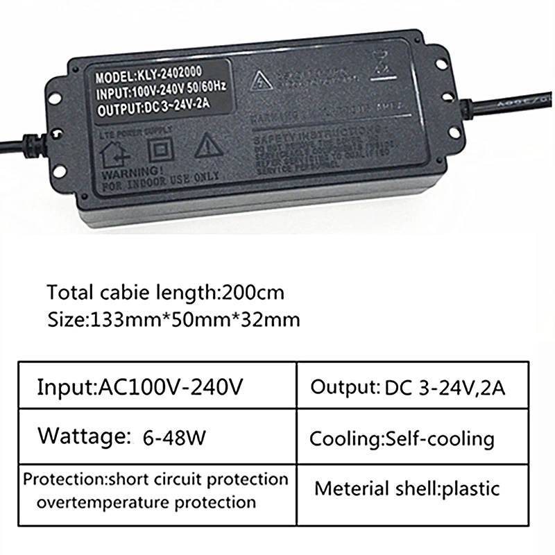 Универсальный адаптер с регулируемым напряжением от переменного до постоянного