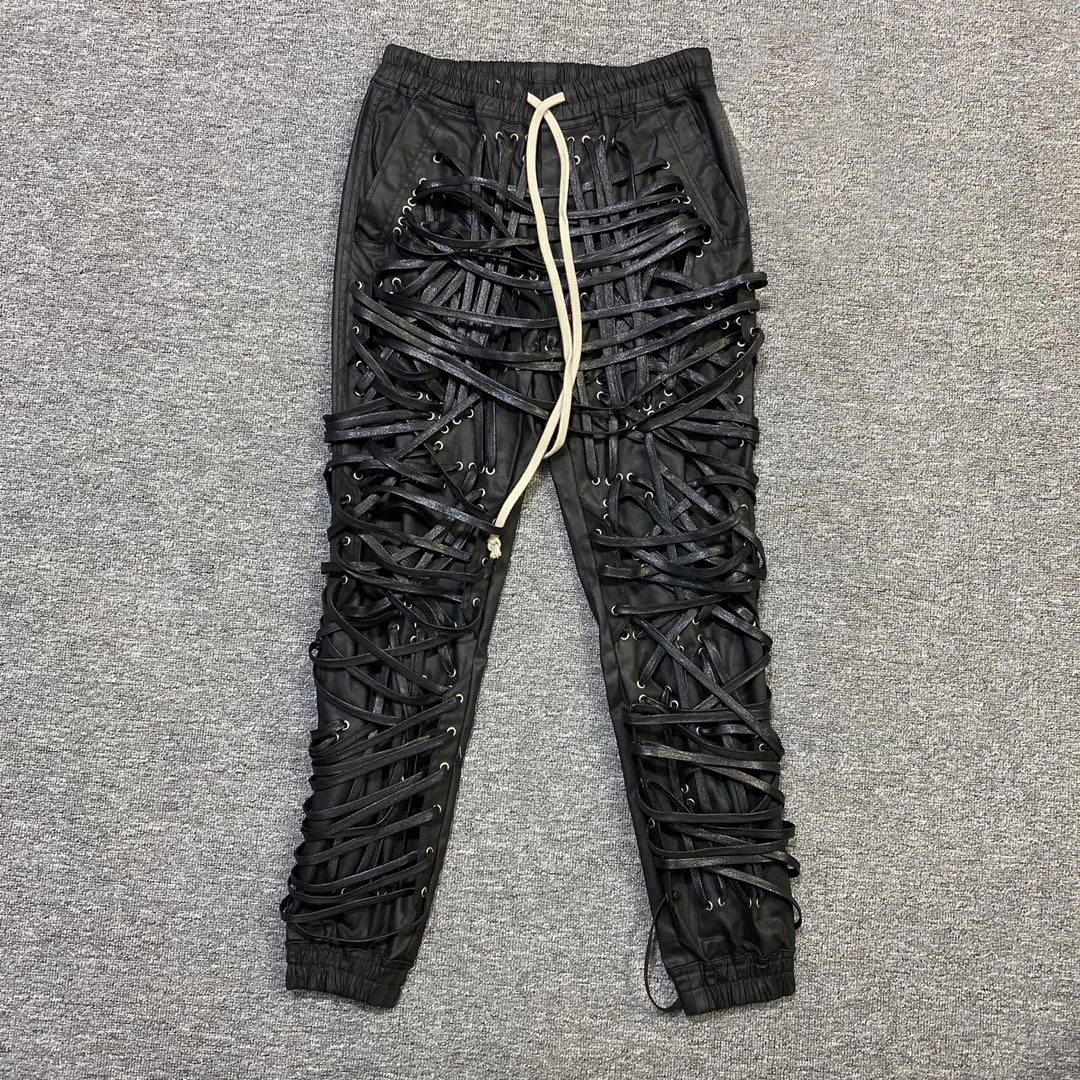 

Джинсы 21ss Seak мужские масляные Вощеные, Классические готические повседневные Прямые брюки с покрытием, в стиле Хай-стрит, хип-хоп, для женщин ...