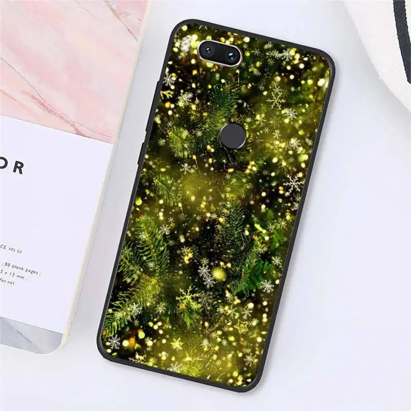 

Christmas tree snowman new year Phone Case For Xiaomi Redmi note 7 8 9 t k30 max3 9 s 10 pro lite Luxury brand shell funda coque